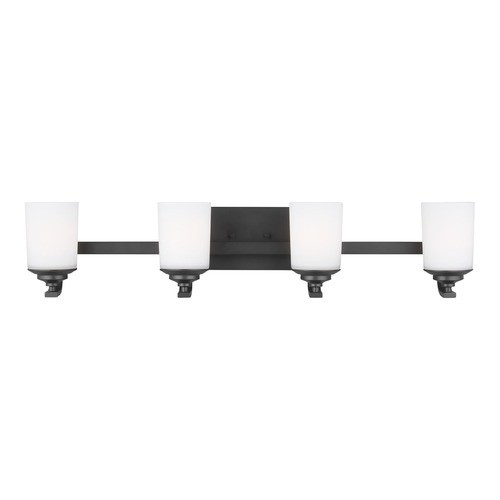 Generation Lighting Kemal Midnight Black Bathroom Light by Generation Lighting 4430704-112