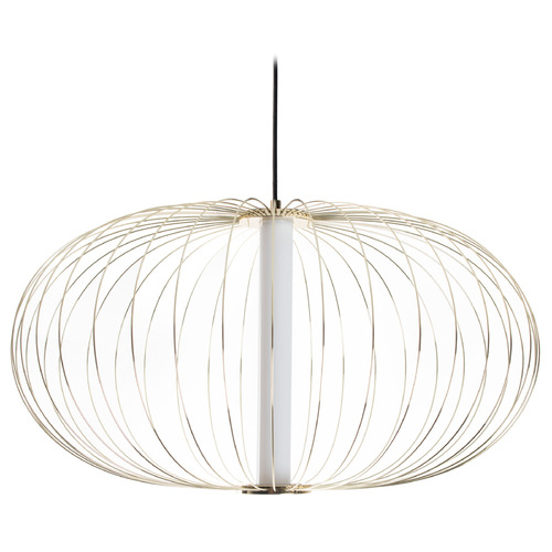 Delano 20-Inch Gold LED Pendant by Avenue Lighting
