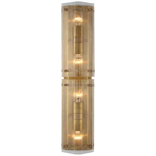 Visual Comfort Signature Collection Aerin Clayton 25-Inch Sconce in Antique Brass by Visual Comfort Signature ARN2044CG