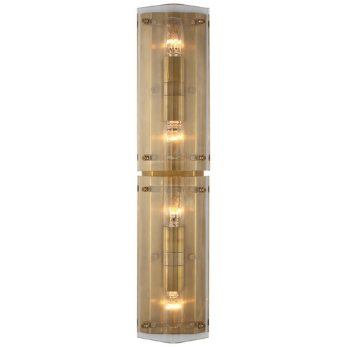 Aerin Clayton 25-Inch Sconce in Antique Brass by Visual Comfort Signature