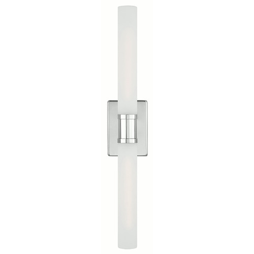 Visual Comfort Studio Collection Keaton Chrome Vertical Bathroom Light