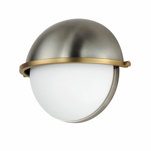 Duke Half Sconce in Satin Nickel & Satin Brass by Maxim Lighting