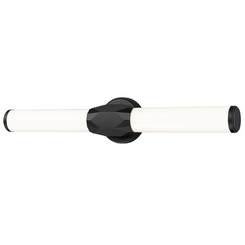 Z-Lite Z-Lite Cooper Matte Black LED Vertical Bathroom Light 1010-25W-MB-LED