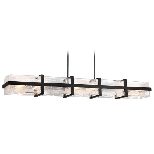 Cloud Break 60-Inch Linear Light in Coal by Minka Lavery