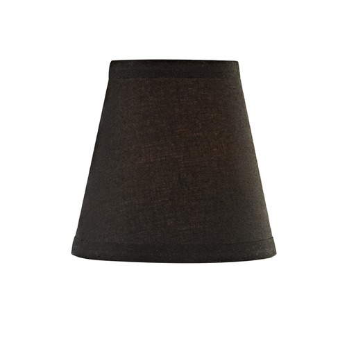 Black Conical Lamp Shade with Clip-On Assembly
