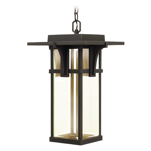 Hinkley Manhattan 19.25-Inch Oil Rubbed Bronze LED Outdoor Hanging Light by Hinkley Lighting 2322OZ-LED