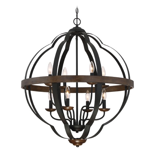 Quoizel Lighting Siren Marcado Black Pendant by Quoizel Lighting SRN5208MK