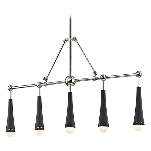 Hudson Valley Lighting Tupelo Linear Chandelier in Polished Nickel by Hudson Valley Lighting 2125-PN