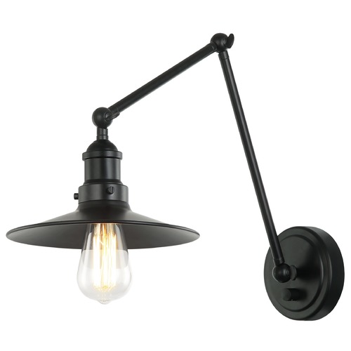 Matteo Lighting Brixson Black Sconce by Matteo Lighting S01211BKBK