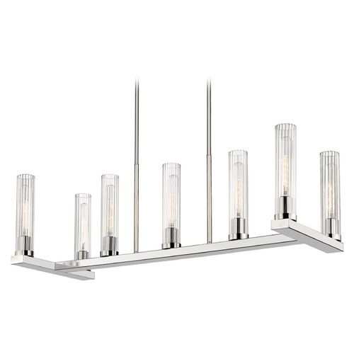 Z-Lite Beau Polished Nickel Linear Light by Z-Lite 3031-7L-PN