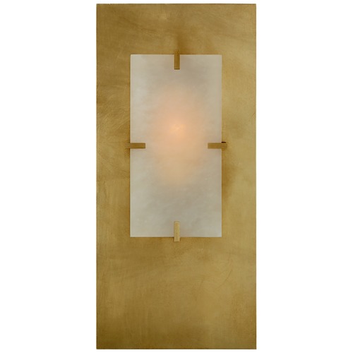 Visual Comfort Signature Collection Aerin Dominica Rectangle Sconce in Gild by Visual Comfort Signature ARN2920GALB