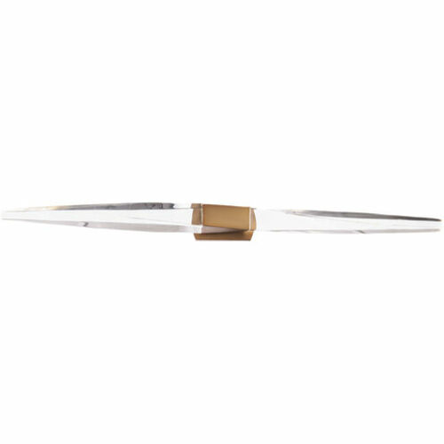 Kindjal 37-Inch LED Bath Light in Aged Brass by Schonbek Beyond