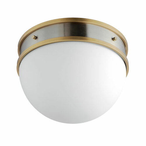 Duke Flush Mount in Satin Nickel & Satin Brass by Maxim Lighting