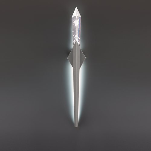 Solitude LED Crystal Wall Sconce in Antique Nickel by Schonbek Beyond