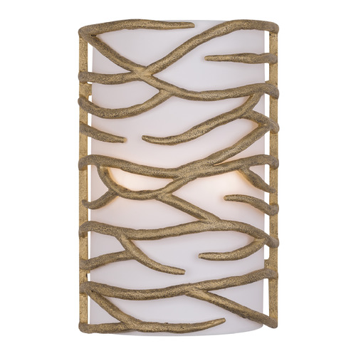 Branch Reality 2-Light Wall Sconce in Ashen Gold by Minka Lavery