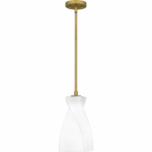 Stetson Mini Pendant in Brushed Gold by Quoizel Lighting