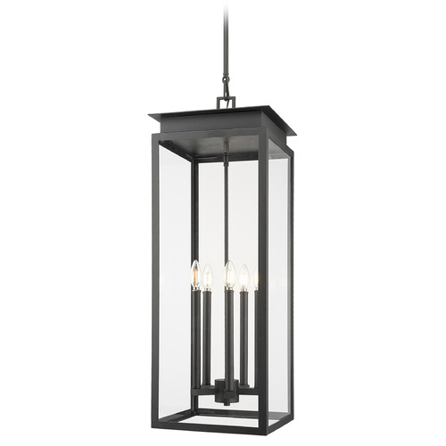 Z-Lite Nova Black Outdoor Hanging Light