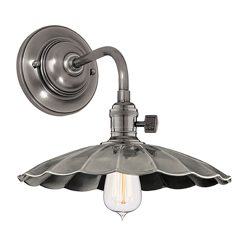 Hudson Valley Lighting Heirloom Historic Nickel Sconce by Hudson Valley Lighting 8000-HN-MS3