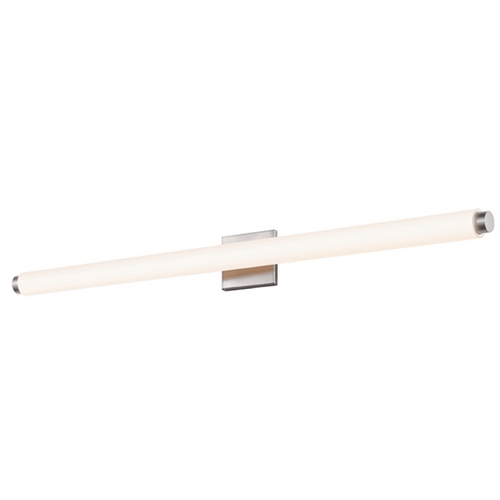 Sonneman Lighting Tubo Satin Nickel LED Bathroom Light by Sonneman Lighting 2433.13-DT