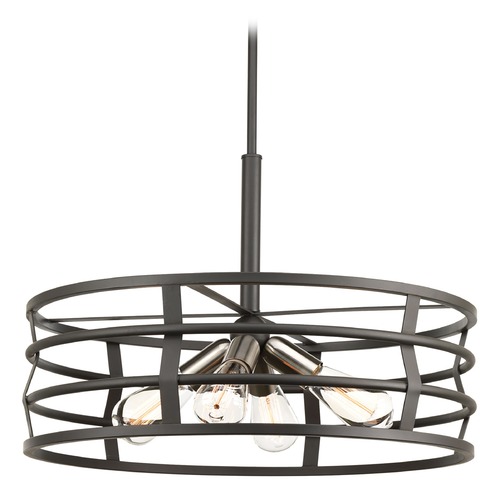 Remix Pendant in Graphite by Progress Lighting