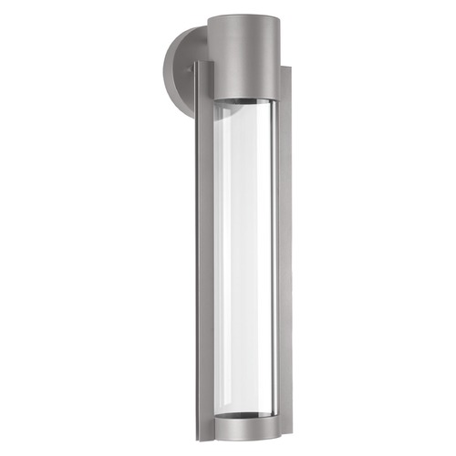 Progress Lighting Clear Glass LED Outdoor Wall Light Metallic Gray by Progress Lighting P560056-082-30