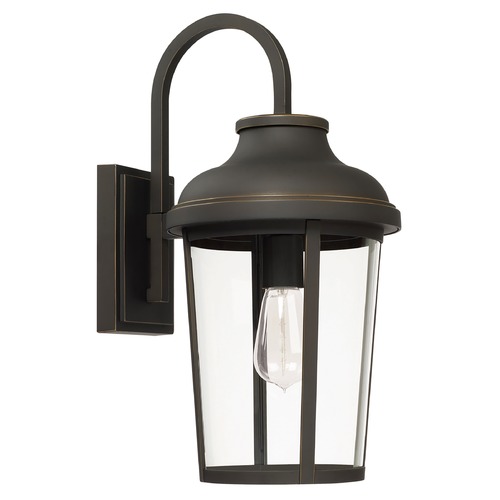 Capital Lighting Dunbar 18-Inch Outdoor Lantern in Oiled Bronze by Capital Lighting 927011OZ