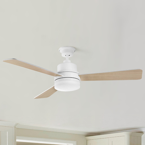 Trevina II White LED Ceiling Fan by Progress Lighting