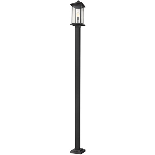 Portland Black Post Light by Z-Lite