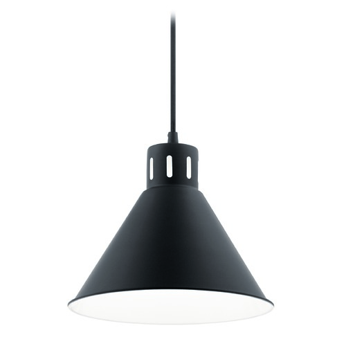 Kichler Lighting Zailey 10.75-Inch Black Pendant by Kichler Lighting 52176BK