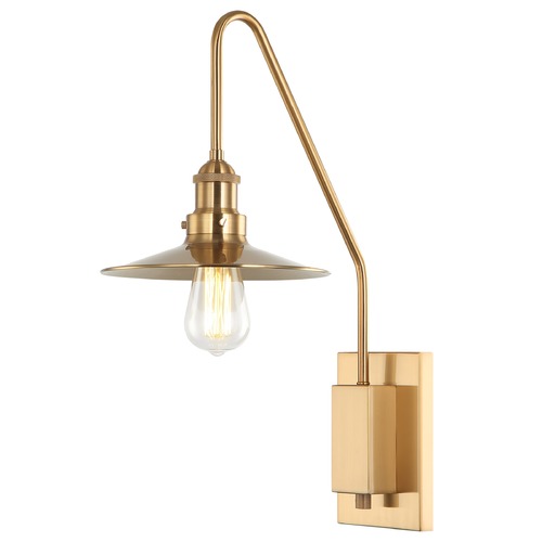 Bingrahm Aged Gold Sconce by Matteo Lighting