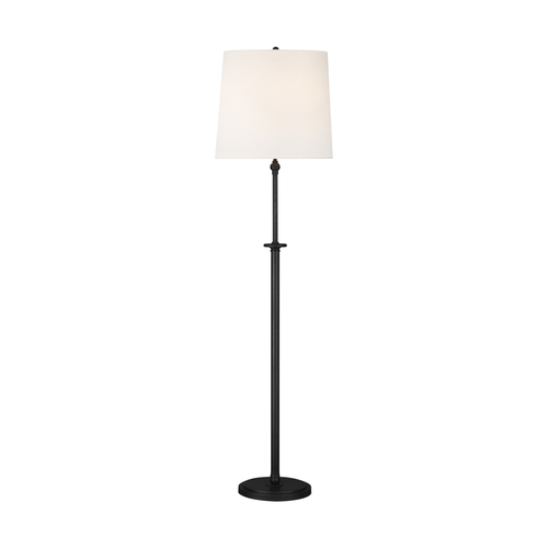 Thomas OBrien 64.25-Inch Tall Capri Aged Iron Floor Lamp by Visual Comfort Studio