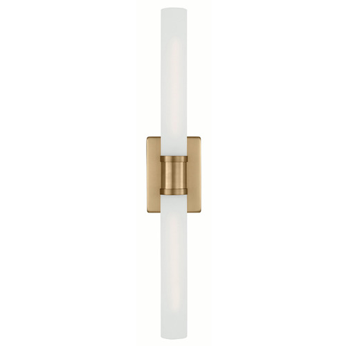 Visual Comfort Studio Collection Keaton Satin Brass Vertical Bathroom Light