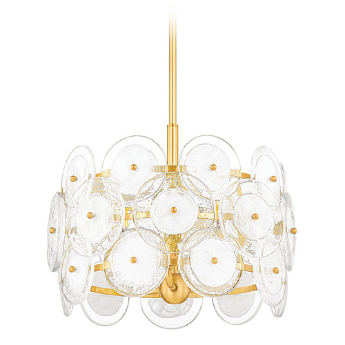 Mitzi Lola Aged Brass 3-Light Chandelier