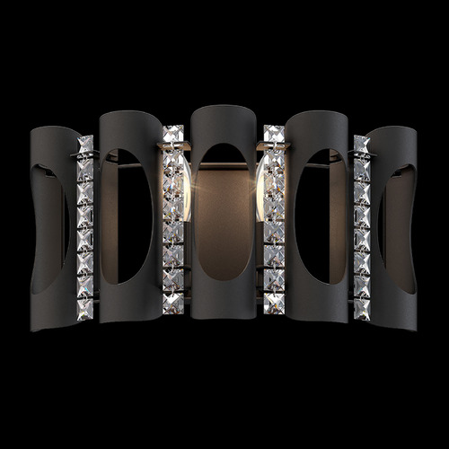Schonbek Worldwide Lighting Twilight Black Sconce