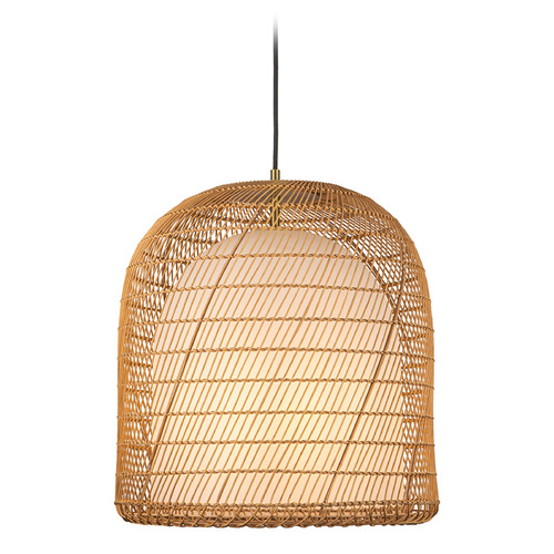 Alora Lighting Alora Lighting Bondi Brushed Gold Pendant Light with Bowl / Dome Shade PD631920BGOP