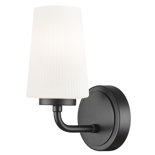 Z-Lite Montford Matte Black Sconce