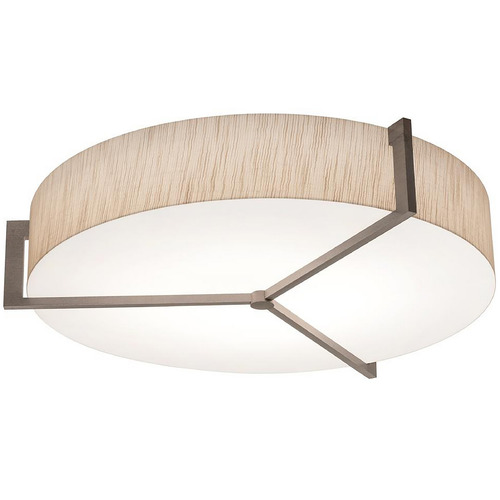 Afx Lighting Apex Weathered Grey Flushmount Light