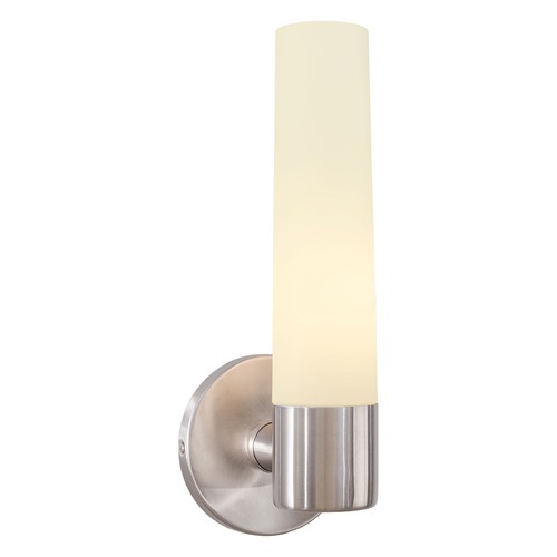 Saber Wall Sconce in Brushed Stainless Steel by George Kovacs