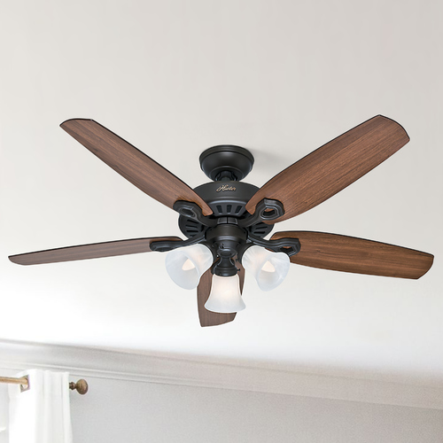 Builder Plus 52-Inch Fan in New Bronze by Hunter Fan Company