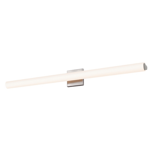 Tubo Satin Nickel LED Bathroom Light by Sonneman Lighting
