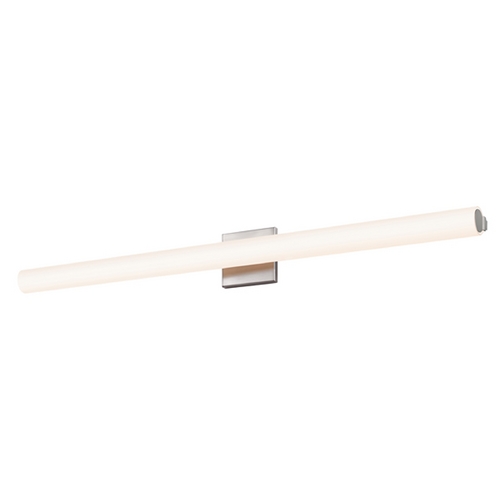 Sonneman Lighting Tubo Satin Nickel LED Bathroom Light by Sonneman Lighting 2433.13-FT