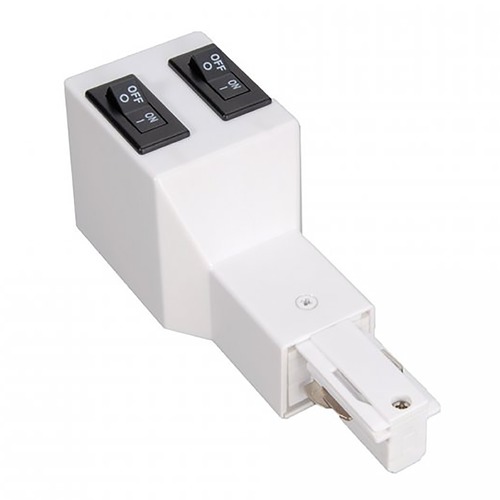 Wac Lighting W Track White LED Rail, Cable, Track Accessory