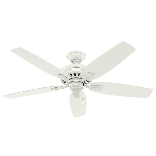 Hunter Fan Company Hunter Fan Company Newsome Fresh White Ceiling Fan Without Light 53322