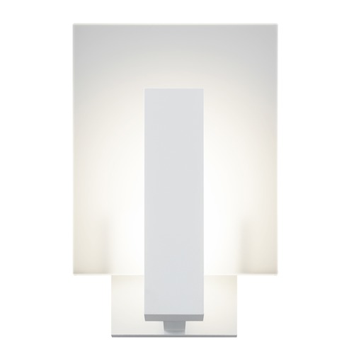 Midtown Textured White LED Outdoor Wall Light by Sonneman Lighting