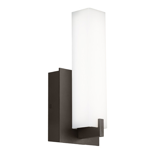 Cosmo 12 3000K LED 120-277V Outdoor Wall Light in Bronze by Visual Comfort Modern