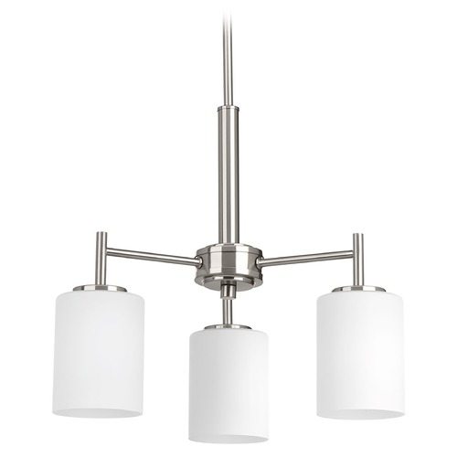 Progress Lighting Replay Mini Chandelier in Brushed Nickel by Progress Lighting P4318-09