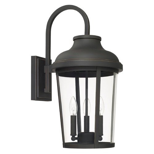 Capital Lighting Dunbar 22.50-Inch Outdoor Lantern in Old Bronze by Capital Lighting 927031OZ