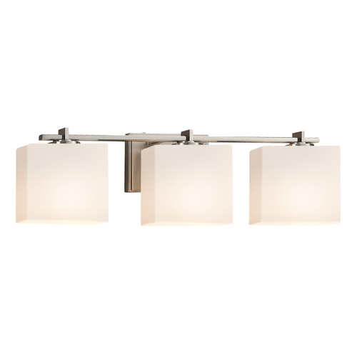 Justice Design Group Era Brushed Nickel Bathroom Light