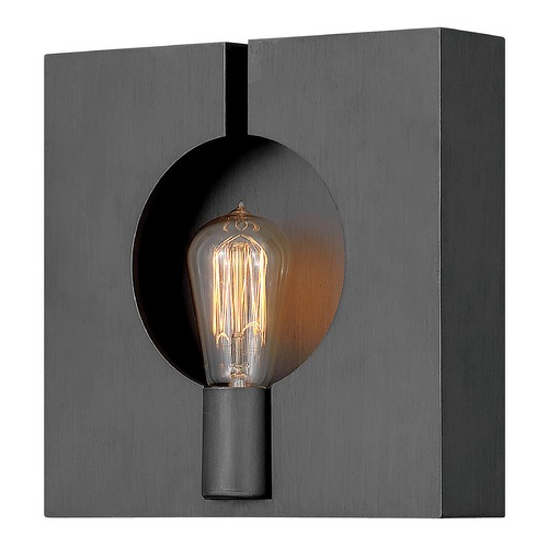 Ludlow 10.50-Inch Brushed Graphite Sconce by Hinkley Lighting