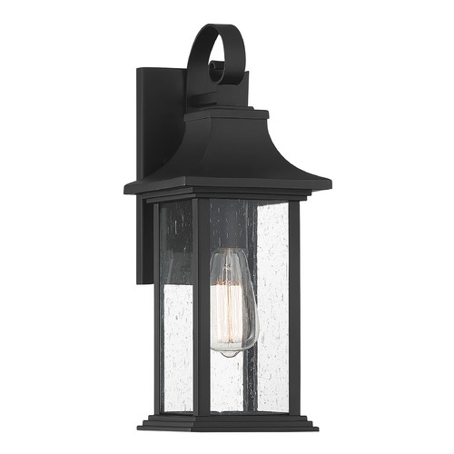 Savoy House Hancock 17.50-Inch Outdoor Wall Light in Matte Black by Savoy House 5-450-BK